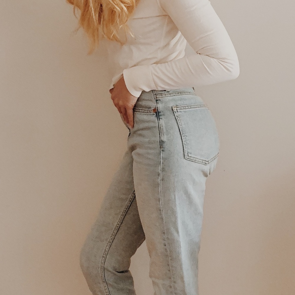 TOPSHOP Moto High-Rise Denim Size 28